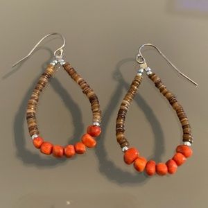 Drop Hoop earrings